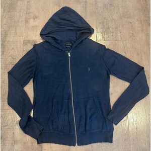 Allsaint zip up hoodie